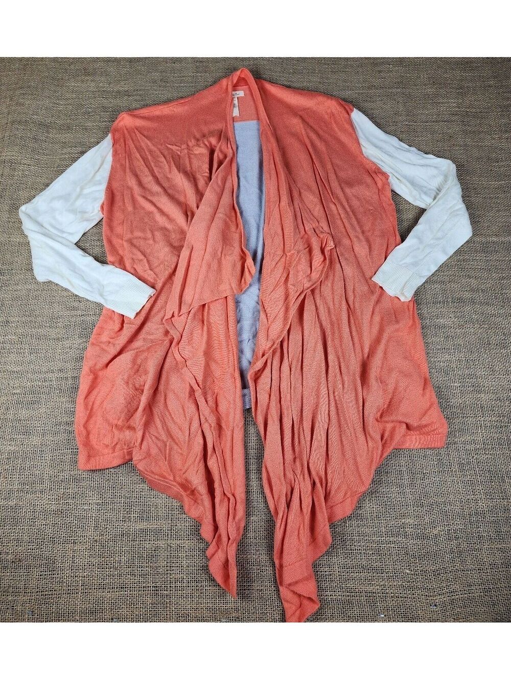 Matilda Jane Open Front Draped Cardigan Sweater Large
